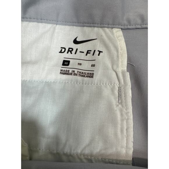 Nike Golf Essential Flat Front Standard Fit Mens Shorts Dri-Fit Gray Size 40 - Picture 4 of 5